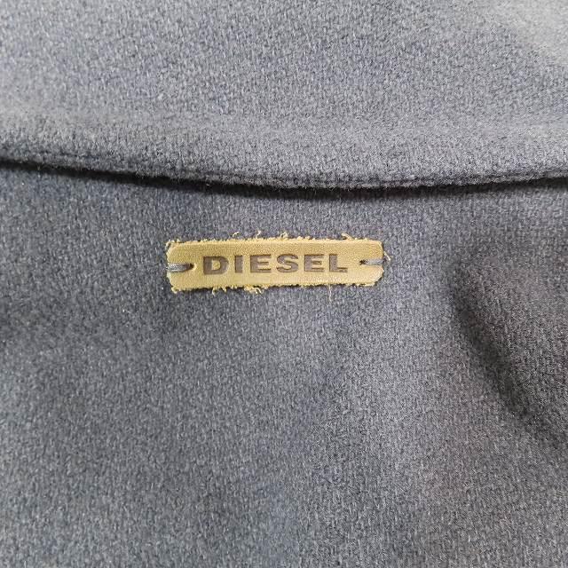 DIESEL（ディーゼル） ウール ラムレザー Pコート ピーコート ミドル