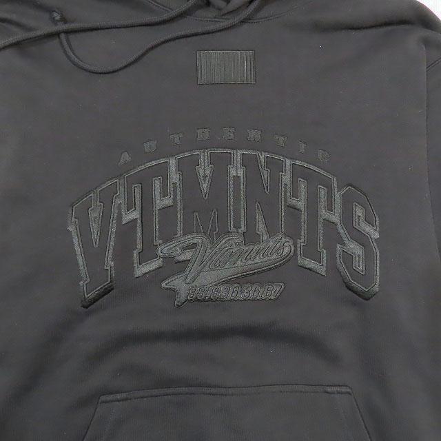 美品 22AW VETEMENTS VTMNTS COLLEGE HOODIE カレッジ フーディ