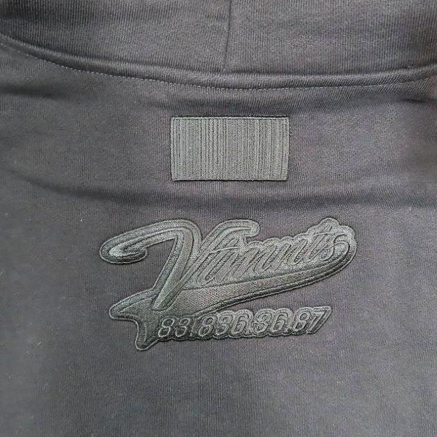 美品 22AW VETEMENTS VTMNTS COLLEGE HOODIE カレッジ フーディ