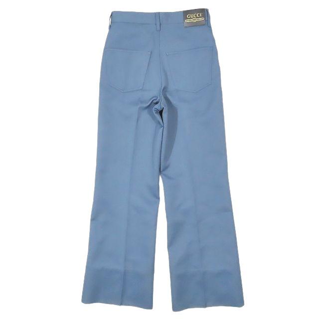 GUCCI グッチ フレア スラックス パンツ センタープレス GUCCI グッチ フレア スラックス パンツ センタープレス