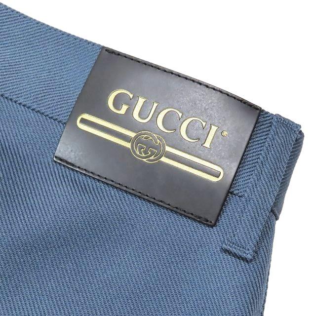 GUCCI グッチ フレア スラックス パンツ センタープレス GUCCI グッチ フレア スラックス パンツ センタープレス