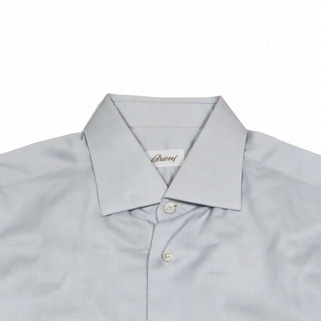 Brioni ドレスシャツ ストレッチブリオーニイタリア製ホワイト