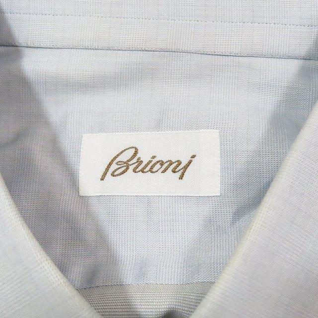 Brioni ドレスシャツ ストレッチブリオーニイタリア製ホワイト