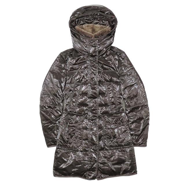 美品 ピューテリー PEUTEREY コーティング ダウン コート ジャケット A