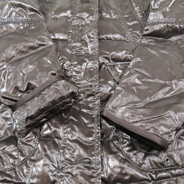 美品 ピューテリー PEUTEREY コーティング ダウン コート ジャケット A