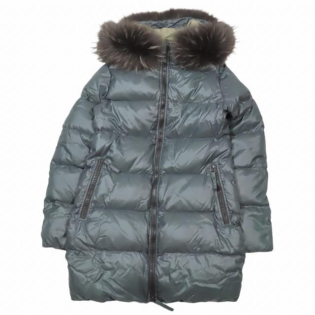 デュベティカ ダウンコート CARYSDUE 42 黒 レッキスファー 現行