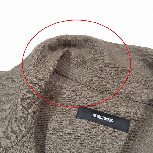 ATTACHMENT（アタッチメント） ATTACHMENT WOOL TWILL L/S SHIRTS