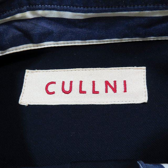 21SS クルニ CULLNI ブロッキングストライプシャツ ブラウス 長袖