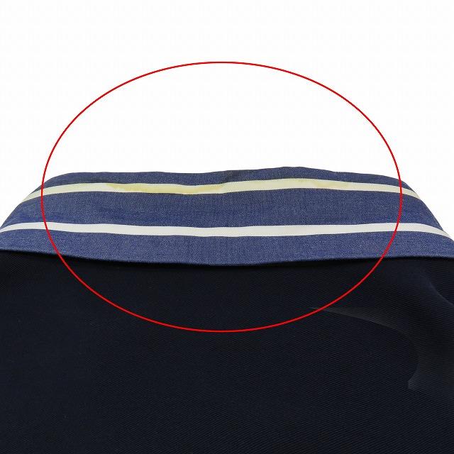 21SS クルニ CULLNI ブロッキングストライプシャツ ブラウス 長袖