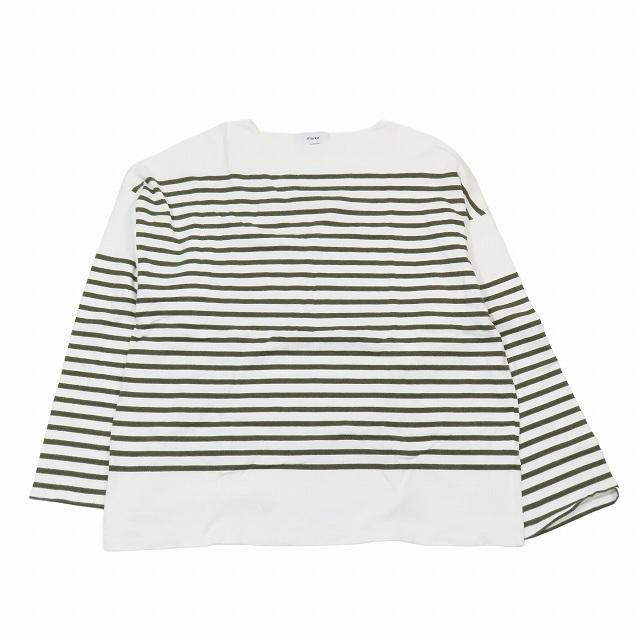 マーカ marka BASQUE SHIRT ORGANIC COTTON PANEL BORDER バスクシャツ