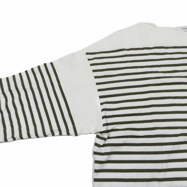 マーカ marka BASQUE SHIRT ORGANIC COTTON PANEL BORDER バスクシャツ