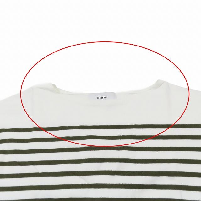 マーカ marka BASQUE SHIRT ORGANIC COTTON PANEL BORDER バスクシャツ