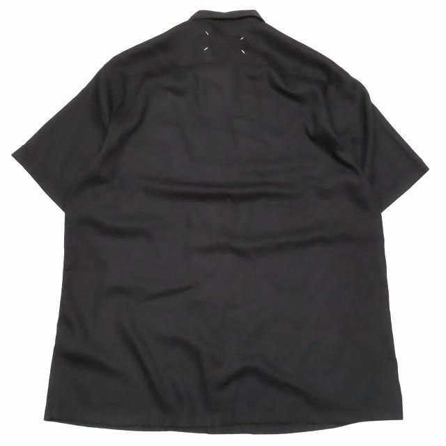 美品 24SS メゾンマルジェラ Maison Margiela レーヨン オープンカラー