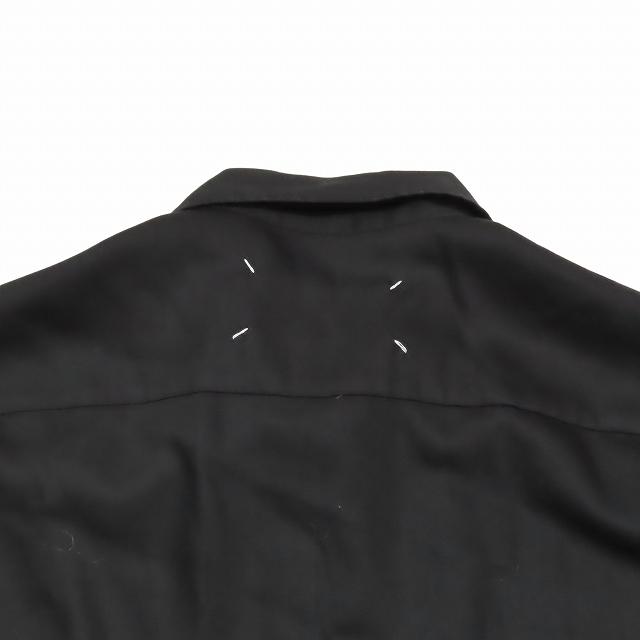 美品 24SS メゾンマルジェラ Maison Margiela レーヨン オープンカラー