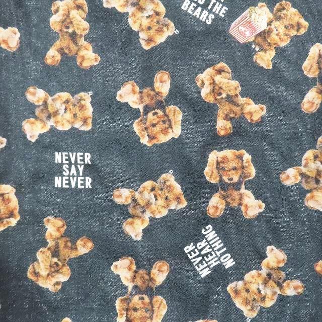 18ss ミルクボーイ MILKBOY NEVER BEAR ベア クマ 総柄 スウェット 