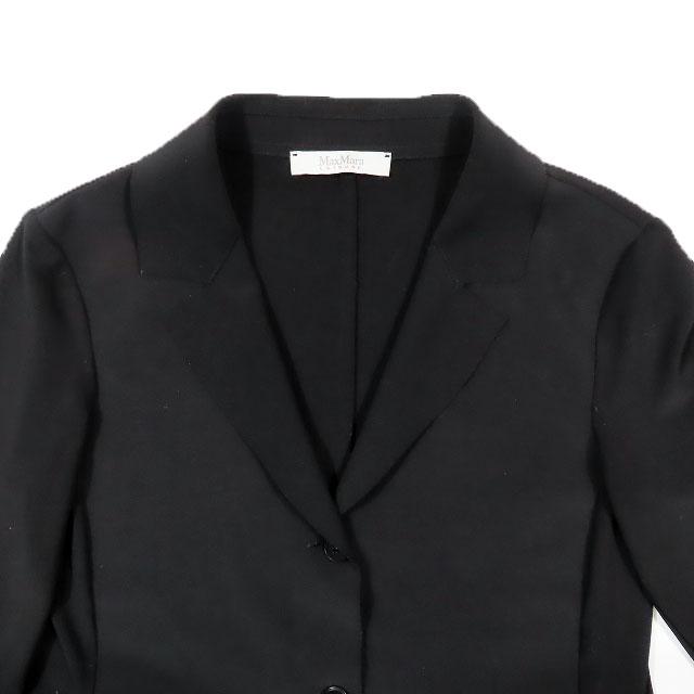 マックスマーラ MAX MARA シングル テーラードジャケット 切替 スーツ 