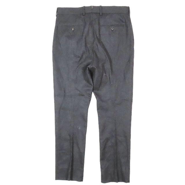 【中古】美品 アレキサンダーマックイーン ALEXANDER MCQUEEN スラックス パンツ ウール センタープレス テーパード 50 L ダークグレー 美品 アレキサンダーマックイーン ALEXANDER MCQUEEN スラックス