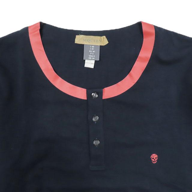 ALEXANDER MCQUEEN ストレッチ Tシャツ カットソー スカルプリント 