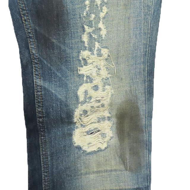 美品　DSQUARED2 スキニージーンズ　ロゴプリント　38 デニム　ダメージ DSQUARED2 ディースクエアード 初期 ヴィンテージ デニム