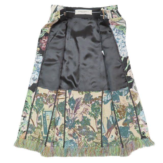 美品 ゴールデングース GOLDEN GOOSE ゴブラン ジャガード タイト