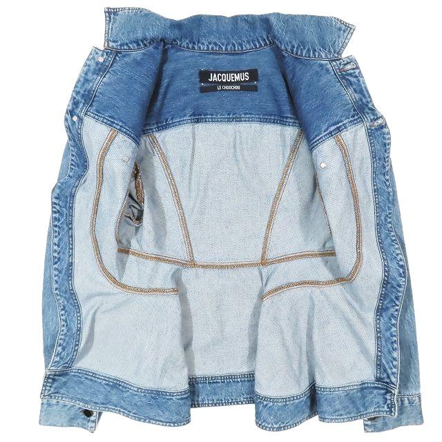 美品 23aw JACQUEMUS ジャックムス ペプラム デニム ジャケット