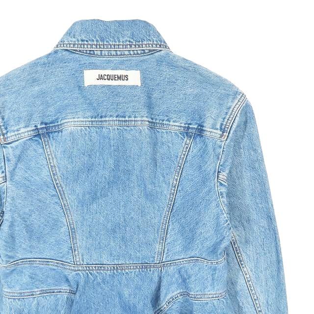 美品 23aw JACQUEMUS ジャックムス ペプラム デニム ジャケット