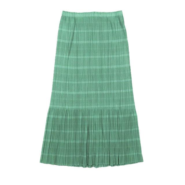 16SS PLEATS PLEASE イッセイミヤケ ISSEY MIYAKE ボーダー ロング  