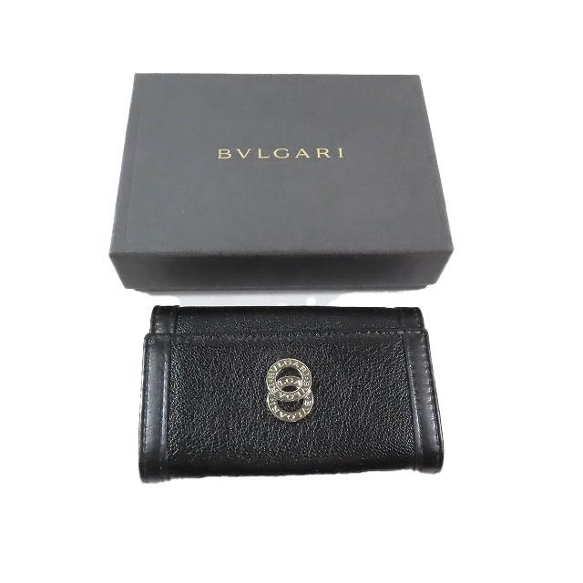 BVLGARI 美品 ブルガリ シルバーダブルリング 6連 キーケース BVLGARI 美品 ブルガリ シルバーダブルリング 6連 キーケース