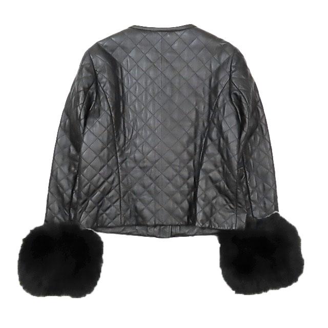 Grace continental ファー付ラムレザージャケット 美品 Grace continental ファー付ラムレザージャケット 【公式通販】