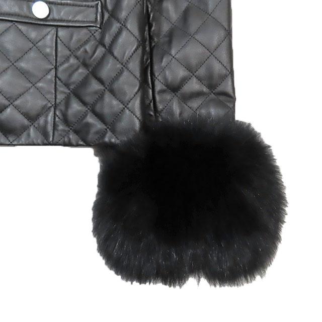 美品 Grace continental ファー付ラムレザージャケット 【公式通販】
