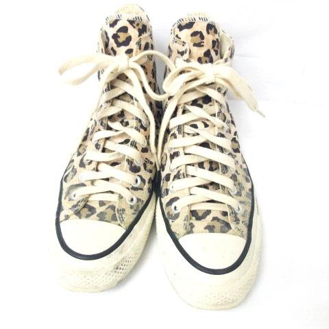中古 コンバース Converse アディクト Addict チャックテイラー スニーカー ハイカット レオパード ヒョウ柄 茶系 27 5cm 1105 メンズ ベクトル 古着 098 ブランド古着販売のベクトル 通販 Yahoo ショッピング