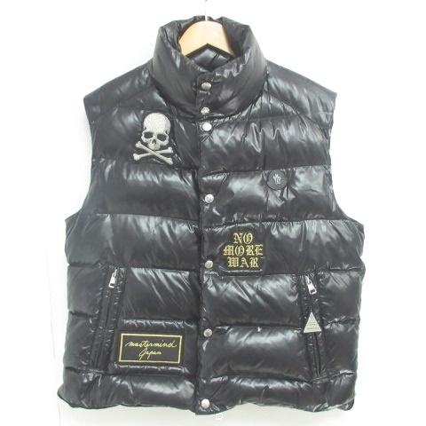 ダウンベスト 中古 098 ブランド古着販売のベクトル ワッペン ダウンベスト ティブ コラボ 中古 スカル 2 50 650 モンクレール Mastermind Moncler 13aw ロゴ Gilet マスターマインド 50 650 Tib Japan ダウンベスト