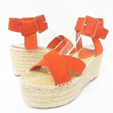 セリーヌ 希少 フィービー期 Criss Cross Sandal 80mm エスパドリーユ