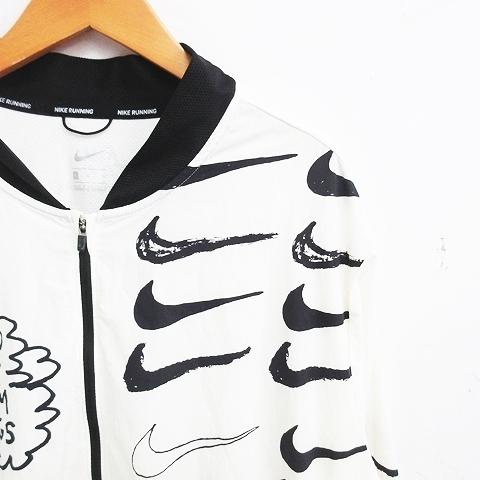中古 ナイキ NATHAN BELL PRINTED RUNNING ナイロンジャケット