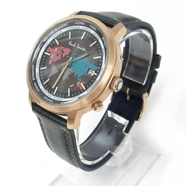 人気カラーの 【Paul Smith】World Traveller 腕時計 腕時計(アナログ