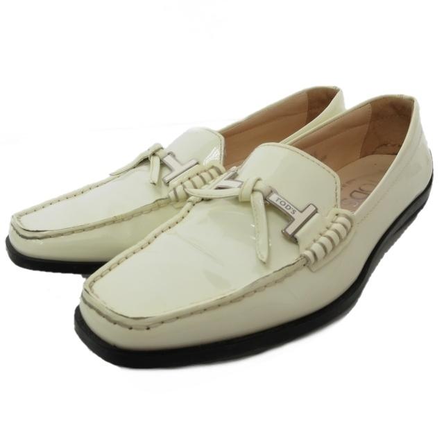 トッズ TOD'S ドライビングシューズ ローファー スリッポン エナメル