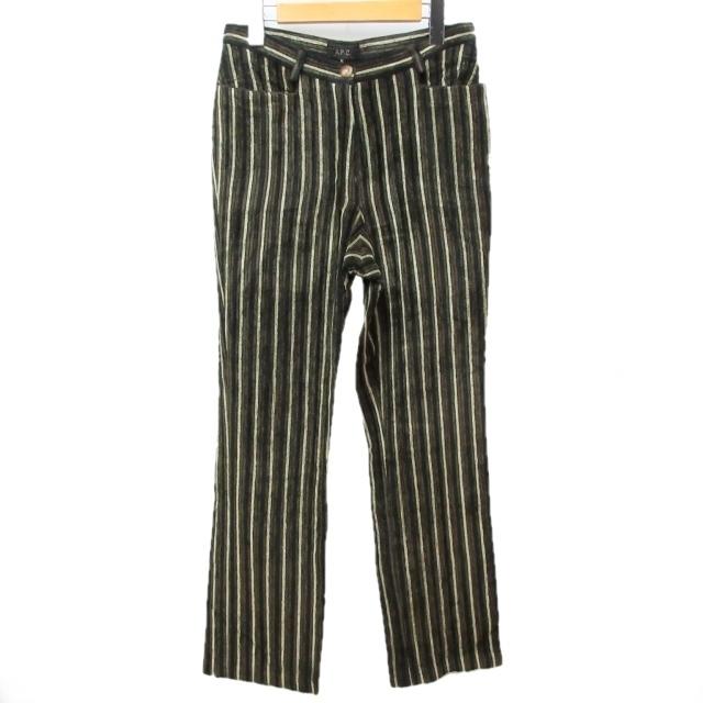 アーペーセー A.P.C. 美品 パンツ スラックス ストライプ柄 フランス製