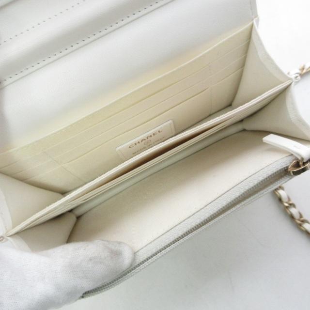 シャネル CHANEL マトラッセ フリル チェーン ショルダーバッグ ポーチ シャネル CHANEL マトラッセ フリル チェーン ショルダーバッグ ポーチ