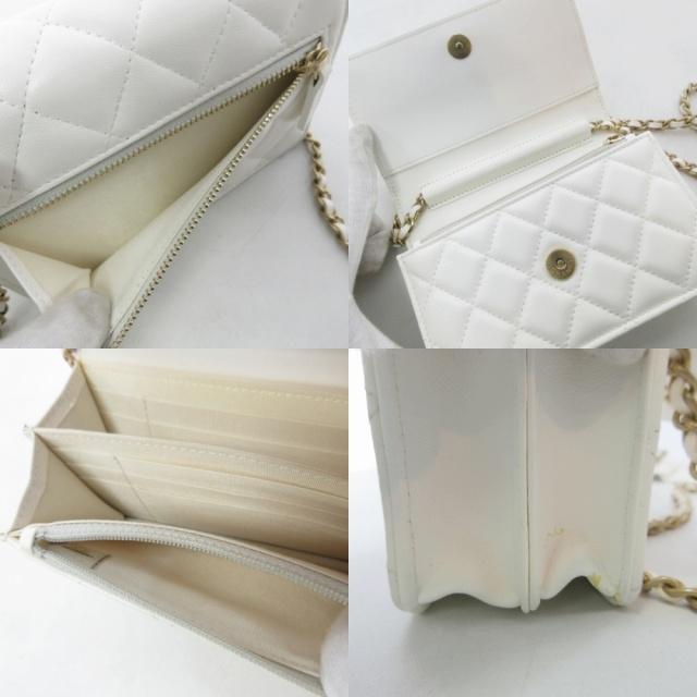 シャネル CHANEL マトラッセ フリル チェーン ショルダーバッグ ポーチ シャネル CHANEL マトラッセ フリル チェーン ショルダーバッグ ポーチ