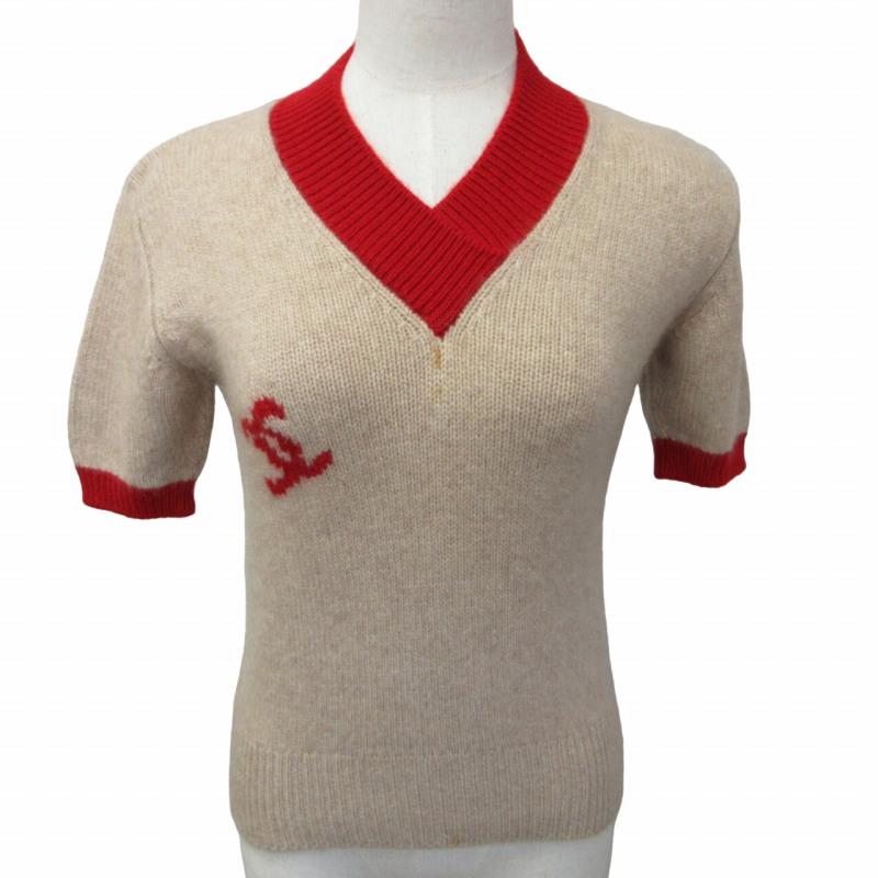 CHANEL vintage カシミヤ100% スカート ココマーク E2958