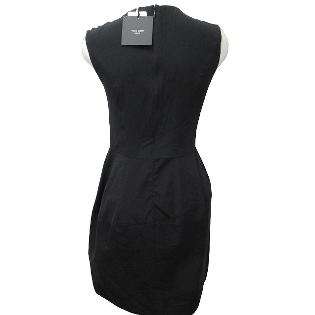 未使用品 ヨーコチャン YOKO CHAN タグ付 ノースーブ シルクワンピース  