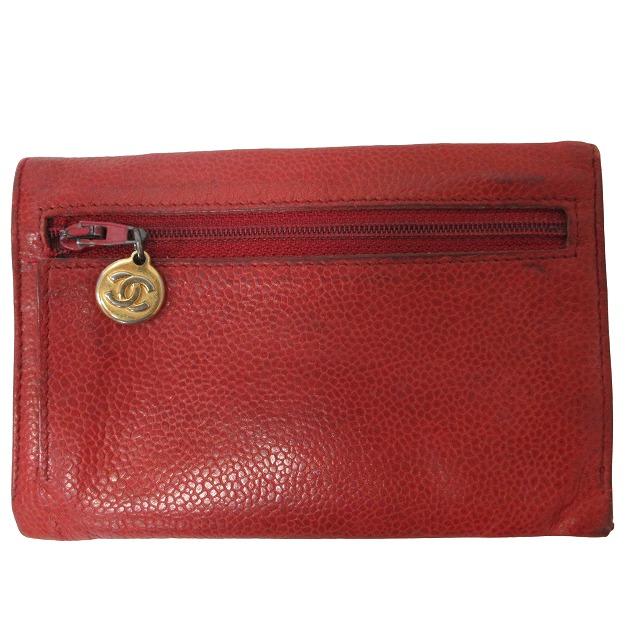 シャネル CHANEL 二つ折り 財布 ウォレット 小銭入れ コイン  