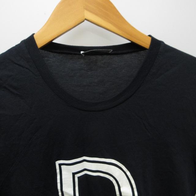 ディオールオム Dior HOMME Dロゴ Tシャツ カットソー イタリア製 半袖 黒 ブラック S 1122  STK メンズ｜vectorpremium｜03