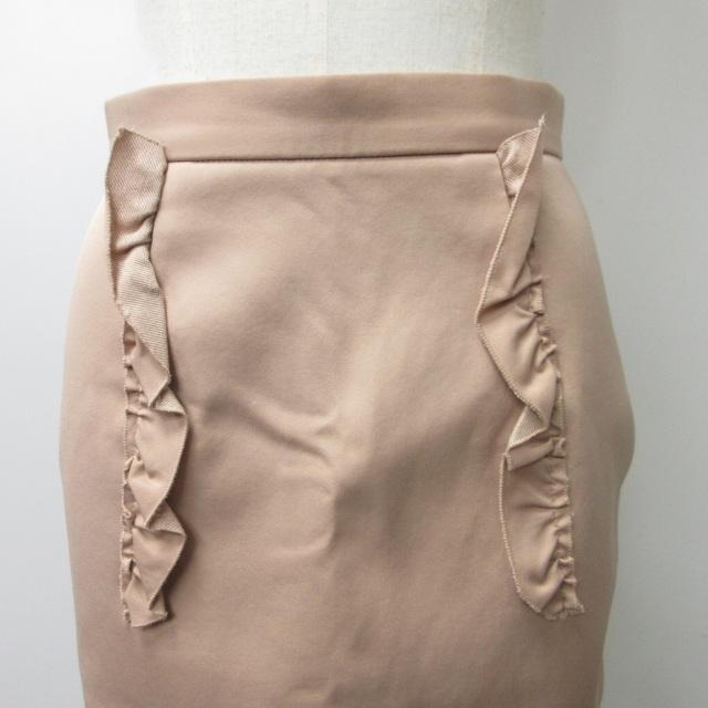 MIUMIU ミュウミュウ タイトスカート 38 miu ミュウミュウ miumiu 美品 フリル タイトスカート バック