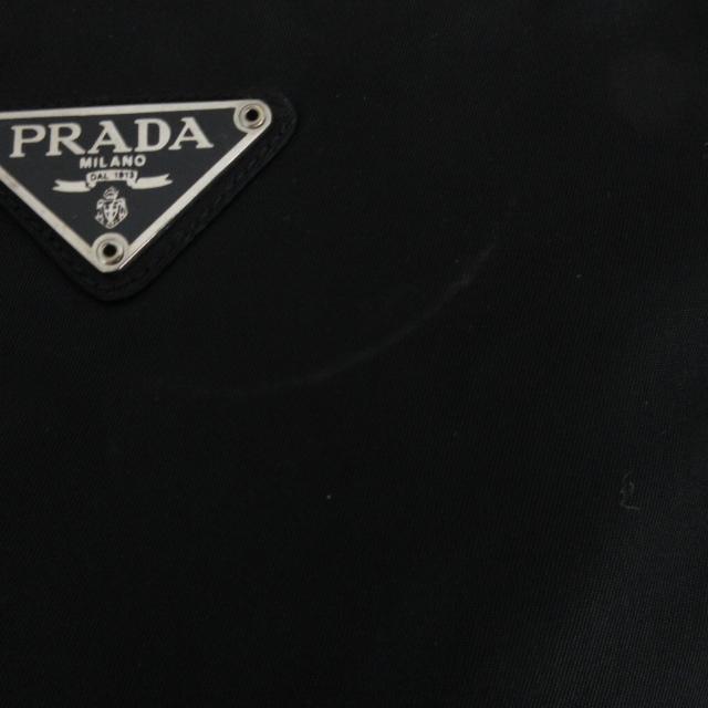 プラダ PRADA テスートナイロン ハンドバッグ トートバッグ 三角ロゴプレート ブラック 黒 0105 レディース｜vectorpremium｜09