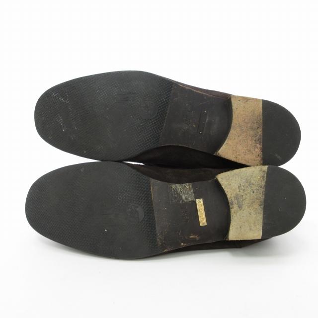 GUCCI グッチ ローファー スリッポン ホースビット スエード レザー 