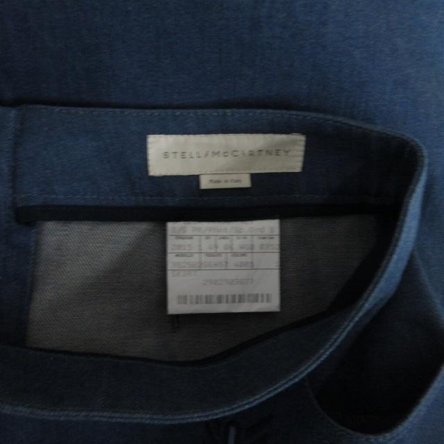 ステラマッカートニー STELLA McCARTNEY 美品 15年製 デニムスカート 刺繍 台形 インディゴブルー 青 Sサイズ IBO47 0213 レディース｜vectorpremium｜08