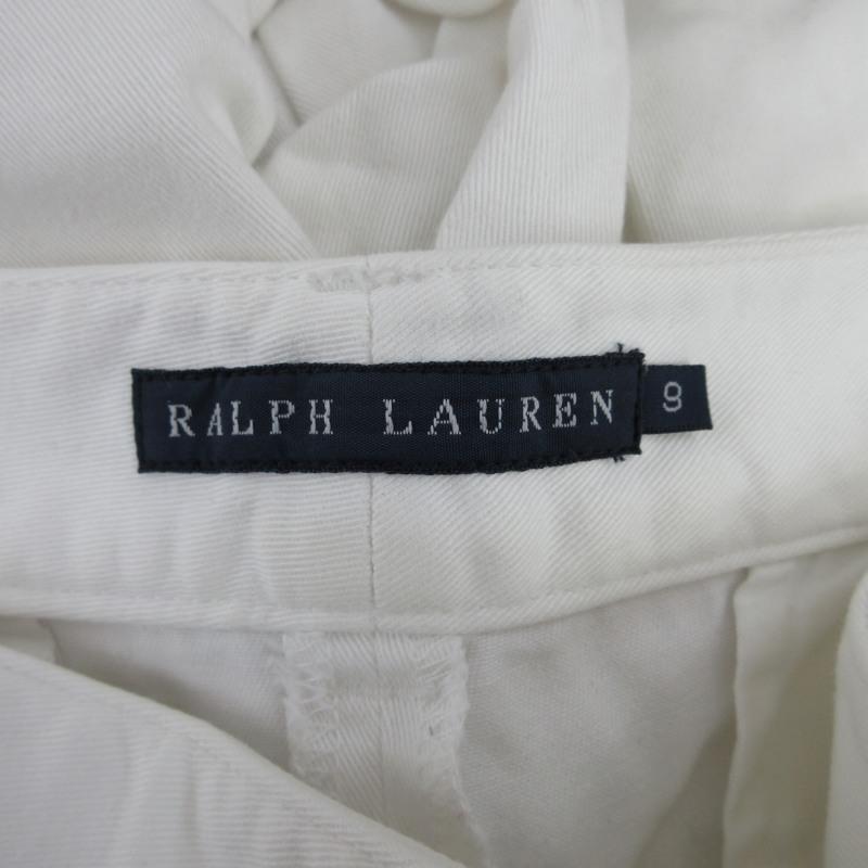 ラルフローレン RALPH LAUREN チノパン テーパードパンツ 白 ホワイト 9 約Mサイズ 0305 IBO47 メンズ｜vectorpremium｜09