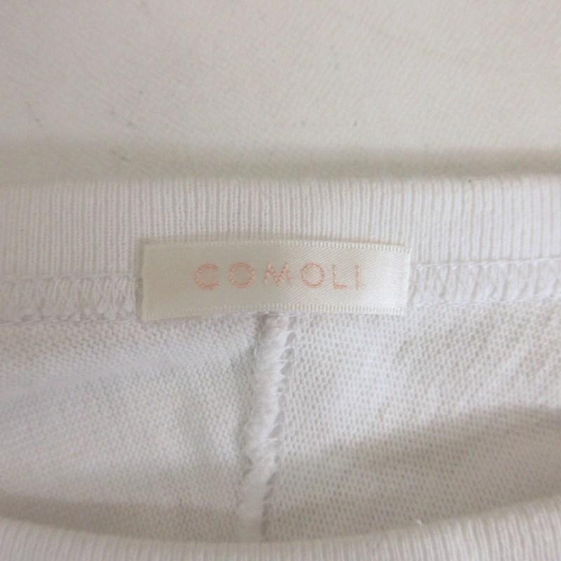 コモリ COMOLI 23SS フットボール Tシャツ カットソー 長袖 X01-05005 白 ホワイト 1 約S 0305 メンズ｜vectorpremium｜04