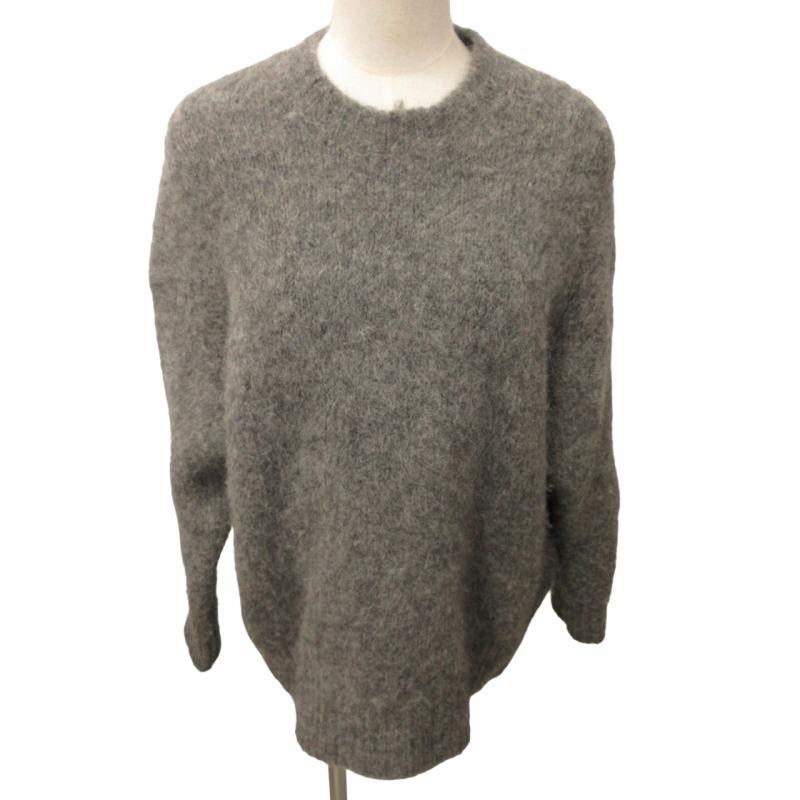 SACRA サクラEXTRA FINE ALPACA KNIT グレー38｜長袖